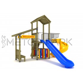 25 A Standard Wooden Playground